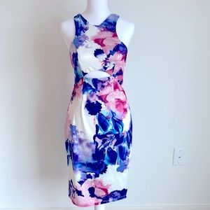 LF White Floral Eyelet Dress